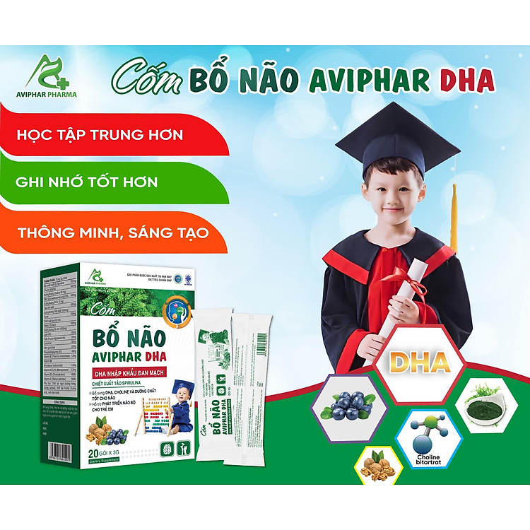 Nơi mua Cốm bổ não Aviphar DHA cho trẻ Chính hãng Giá tốt - Hình ảnh 3
