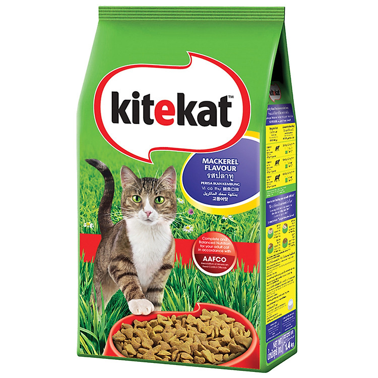 Đồ Ăn Cho Mèo Kitekat Vị Cá Thu Dạng Túi 1.4 Kg