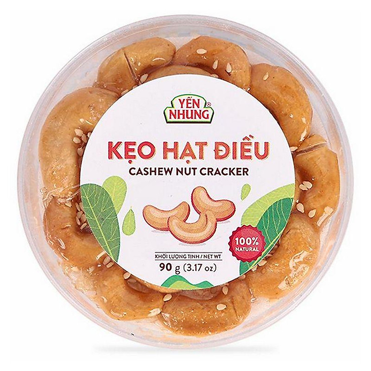 Kẹo Hạt Điều Yến Nhung Hộp 90G - 8935273619012