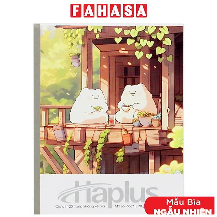 Tập Haplus Olala Kẻ Ngang (120 trang, 70gsm)