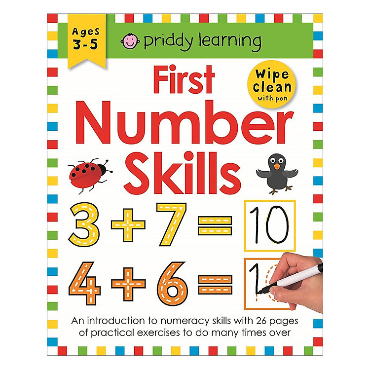 Sách First Number Skills: Wipe Clean Workbooks