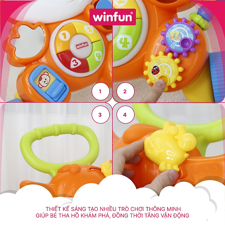 Mua Xe tập đi Winfun 0878-NL tại 4Babies Chính hãng Giá tốt - Hình ảnh 3