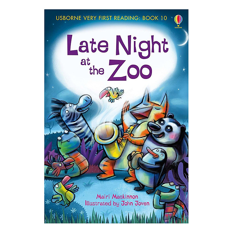 Sách thiếu nhi tiếng Anh - Usborne Very First Reading: 10. Late Night at the Zoo