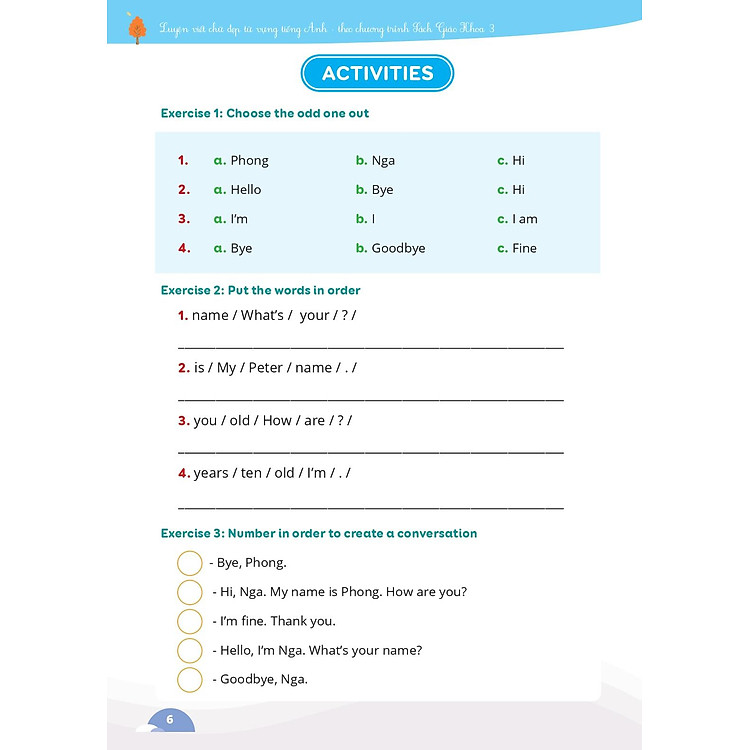 Luyện Viết Chữ Đẹp Từ Vựng Tiếng Anh - Theo Chương Trình Sách Giáo Khoa 3 - Ảnh 5