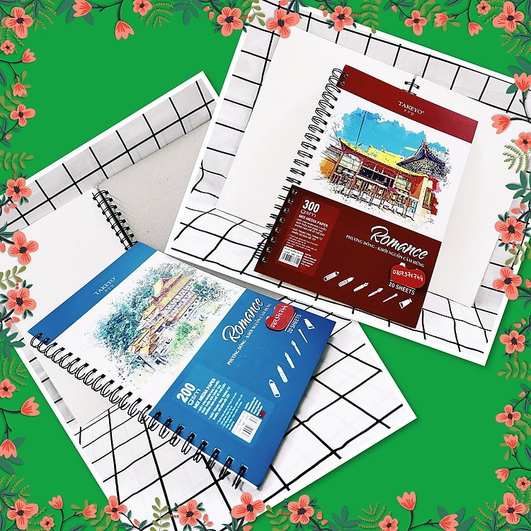 Sổ Vẽ Lò Xo Đa Năng A4-A5 (20 tờ)