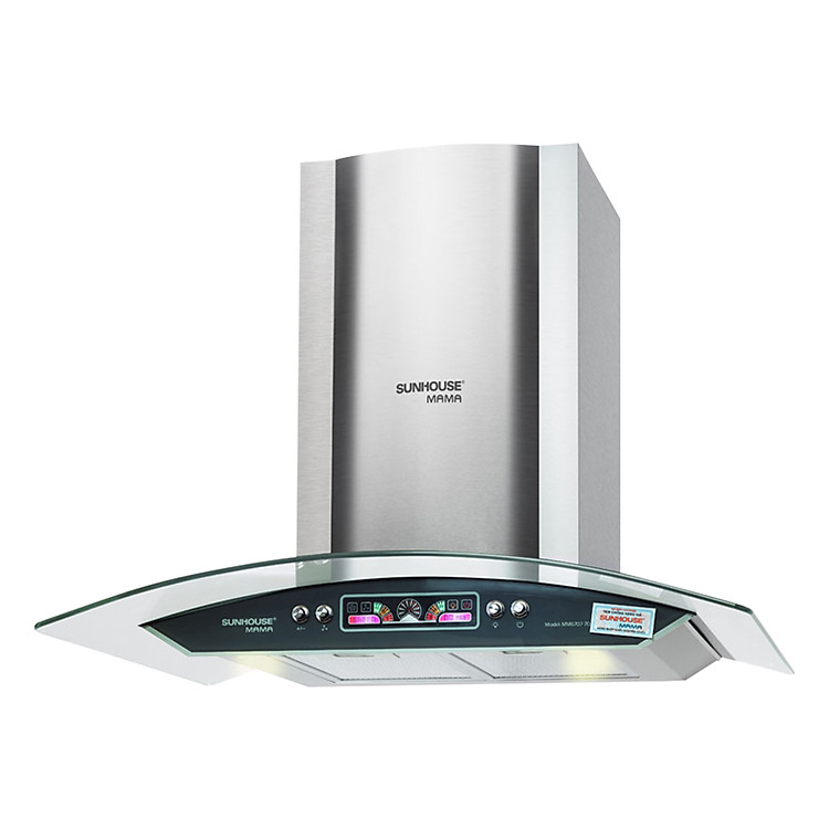 Máy Hút Mùi Kính Cong Sunhouse Mama MM6707-70 (180W) - Hàng chính hãng