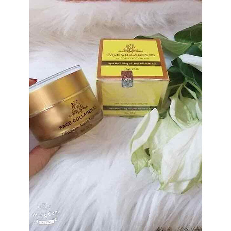 Kem face collagen x3 - ngừa nám, giảm mụn và làm trắng da
