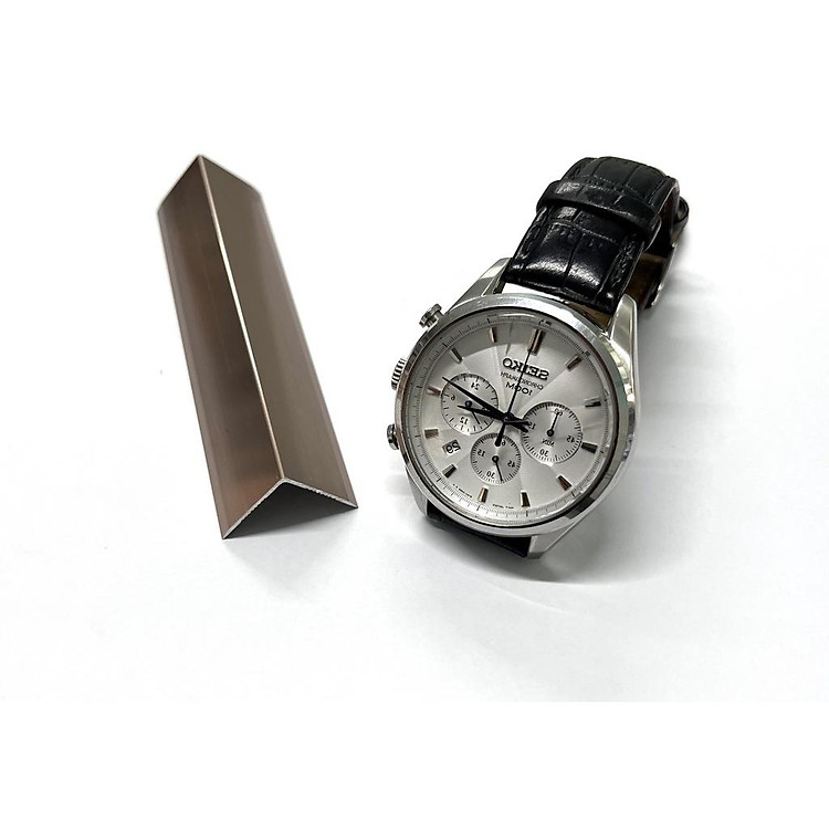 Nẹp Nhôm V20 màu hồng, nẹp V 2cm màu hồng, dày 1 li