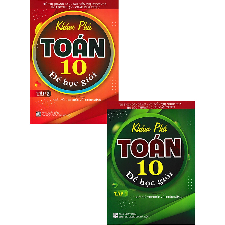 Sách tham khảo_ Combo Khám Phá Toán 10 Để Học Giỏi (Dùng Kèm SGK Kết Nối) (Bộ 2 Cuốn)_HA