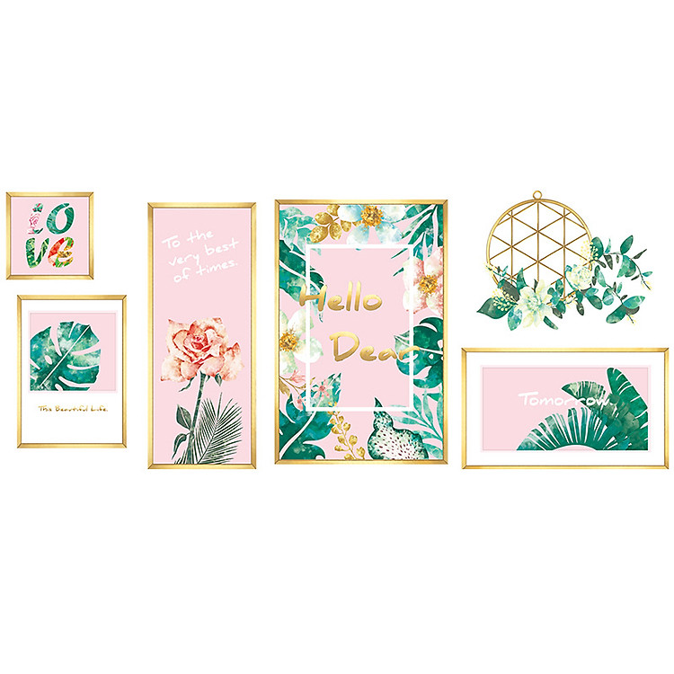 Sticker Decal dán tường 3D Hello Dear Zooyoo QR9078 - Ảnh 4