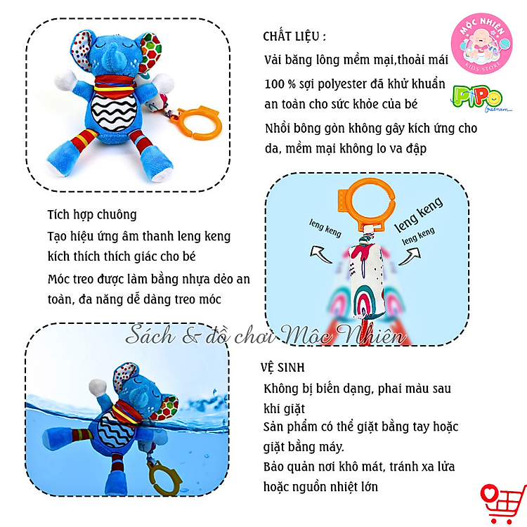 Lục Lạc Treo Nôi Pipo Vietnam Chính hãng Giá rẻ - Hình ảnh 4