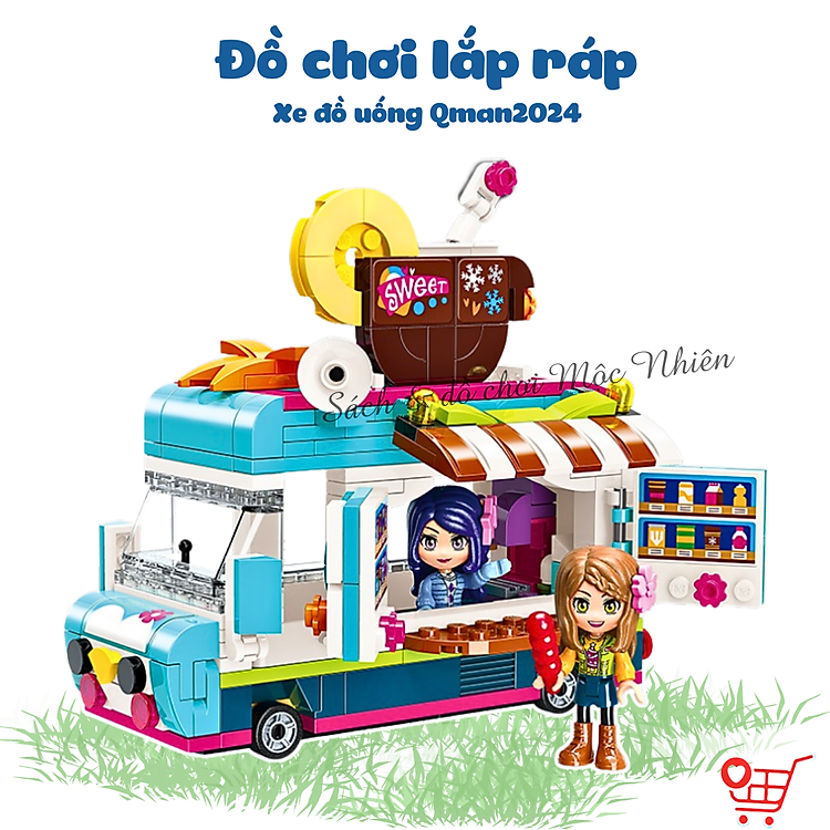Mua tại Tiki: Mua Đồ chơi lắp ráp Qman 2024 - Xe bán đồ uống Chính hãng Ưu đãi