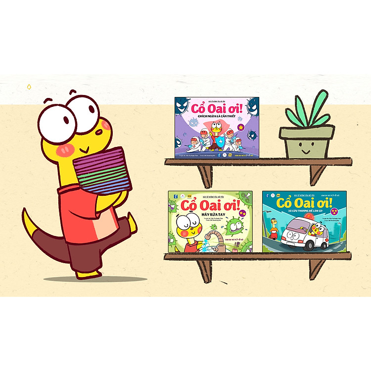 Bộ truyện tranh Cổ Oai ơi! Tập 1-2-3