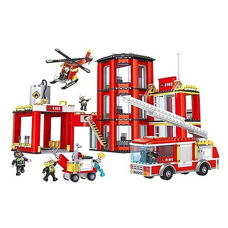 Mua Mô Hình Trạm Cứu Hỏa COGO No.4177 Chính hãng Giá tốt