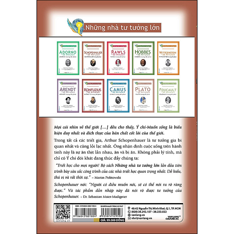 Những Nhà Tư Tưởng Lớn - Schopenhauer Trong 60 Phút - Ảnh 2