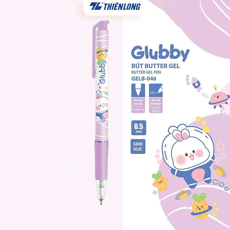 Bút gel B – Glubby Butter Gel Thiên Long GELB-046 (20 chiếc)