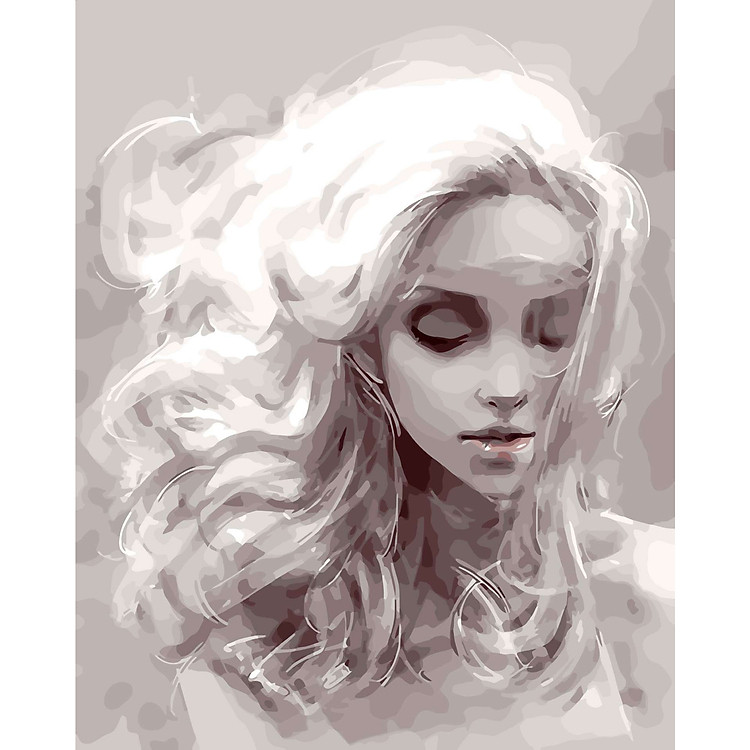 Tranh tô màu theo số Phôi Phai Thời Gian