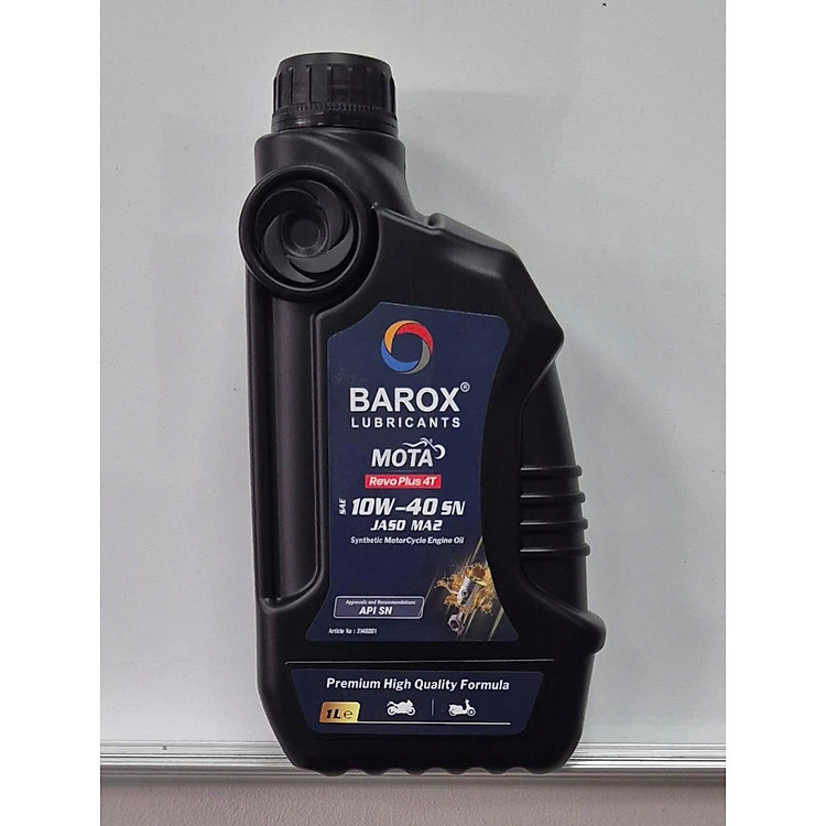Nhớt Barox Mota 10W40 Full Tổng Hợp 1 lít