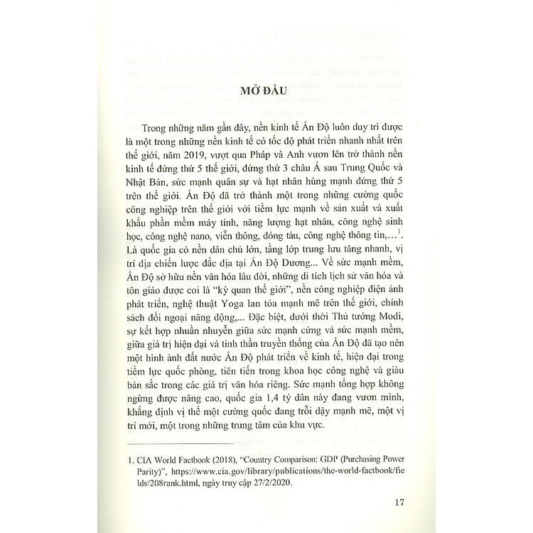 Sức Mạnh Tổng Hợp Quốc Gia Của Ấn Độ - Hiện Trạng Và Triển Vọng - Ảnh 4