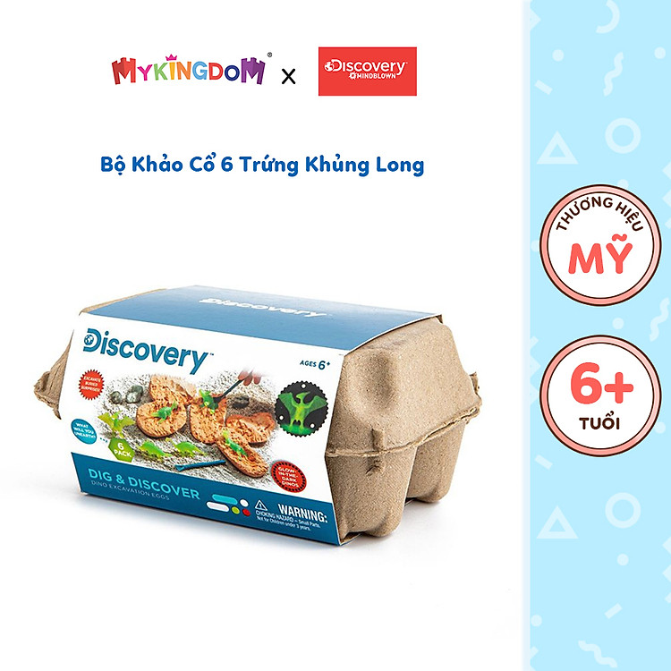 Mua tại Lazada: Đồ Chơi Khảo Cổ 6 Trứng Khủng Long Chính hãng Giá rẻ