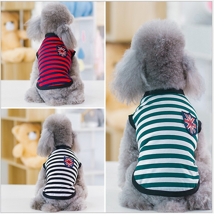 Áo Thun Mỏng cho Chó Mèo, Áo Thun 3 lỗ thú cưng