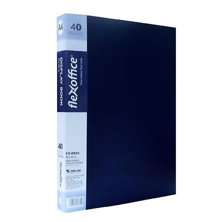 Bìa 40 Lá A4 FO-DB02 (Xanh Đậm)