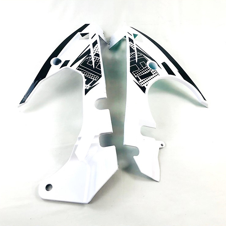 Mỏ cày dành cho xe 150 nhựa đúc khuôn (màu trắng đen)