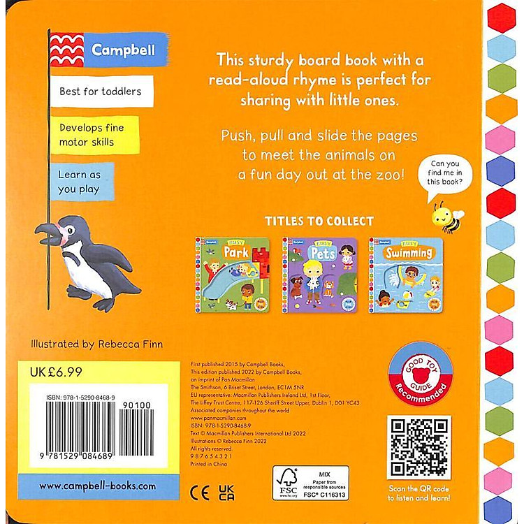 Busy Zoo (Campbell Busy Books 60) - Ảnh 5