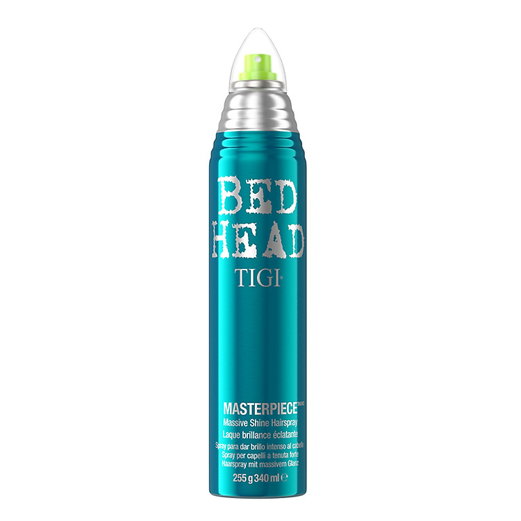 Keo xịt bóng tóc TIGI Bed Head Masterpiece shine hairspray giữ nếp cứng vừa Mỹ (300ml)