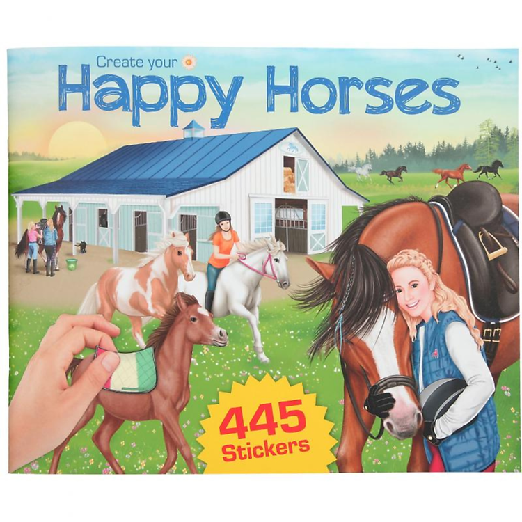 Mua Đồ chơi dán hình Happy Horses TOPMODEL Chính hãng Ưu đãi - Hình ảnh 2