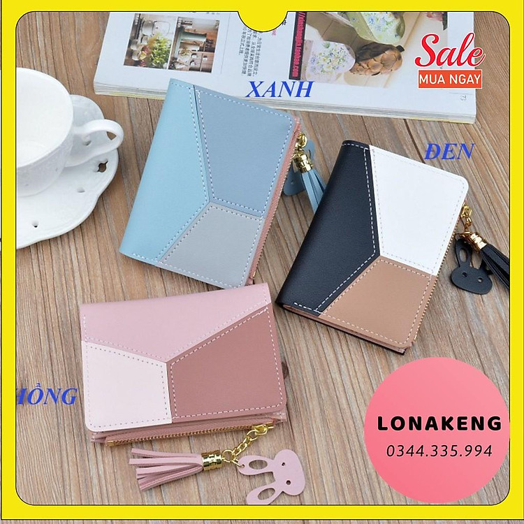 Ví nữ nhỏ ngắn mini bỏ túi đựng tiền nhiều ngăn giá rẻ VD131 SIÊU HOT HIT