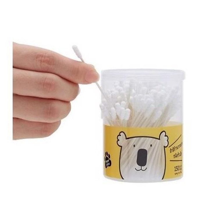 Bông tăm Moby cỡ nhỏ 150 chiếc Chính hãng Giá rẻ - Hình ảnh 3