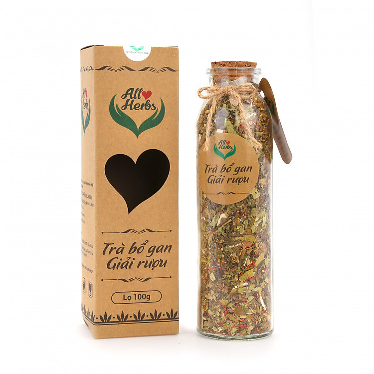 Trà Bổ Gan Giải Rượu Allherbs (Chai)