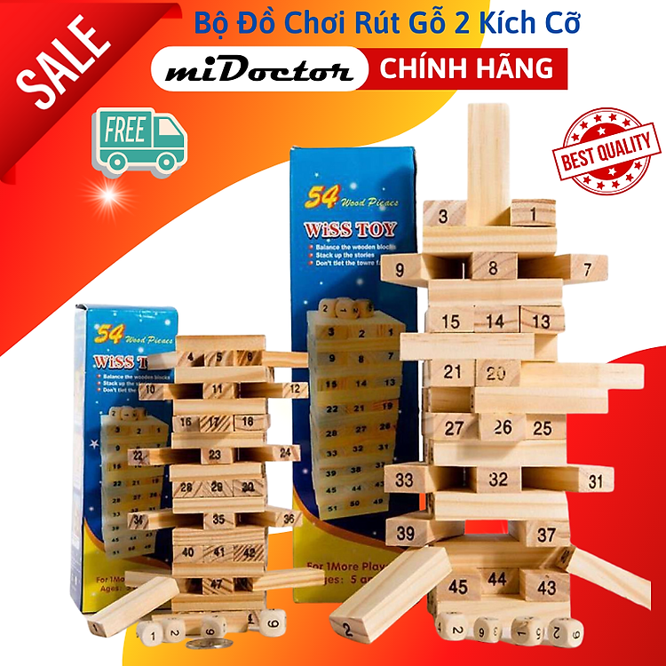 Đồ Chơi Rút Gỗ Cao Cấp Cho Bé Chính hãng Giá rẻ