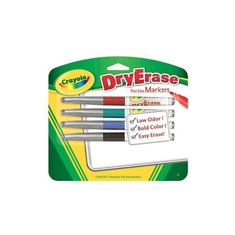Bút lông viết bảng 4 màu CRAYOLA 9886290001