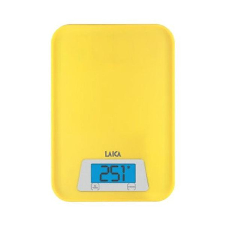 Cân dinh dưỡng nhà bếp đo Trọng lượng và Thể tích nước - LAICA KS1023 - Vàng Chanh ITALY