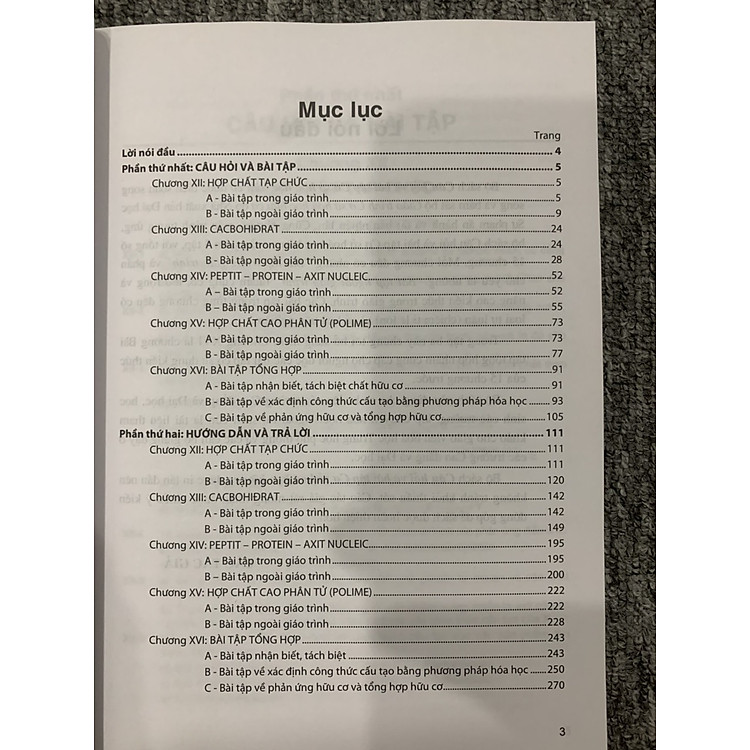 Câu hỏi và Bài tập Cơ sở Hoá học Hữu cơ Tập 3 - Ảnh 2