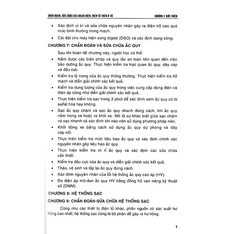 Chẩn Đoán, Sửa Chữa Các Mạch Điện, Điện Tử Trên Ô Tô - Ảnh 5