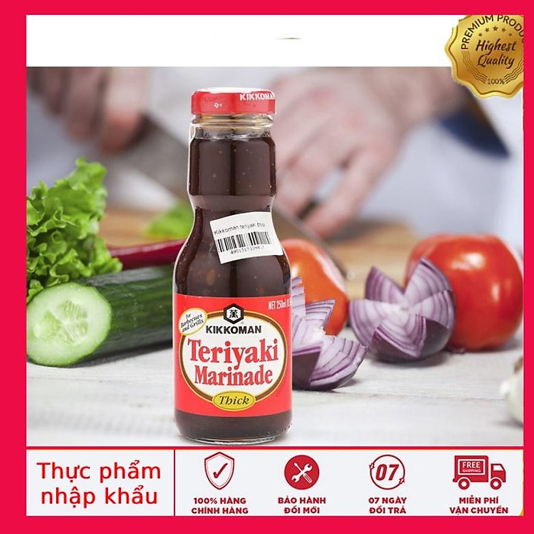 Sốt Ướp Thịt Kikoman Teriyaki Thick 290Ml (Chai)