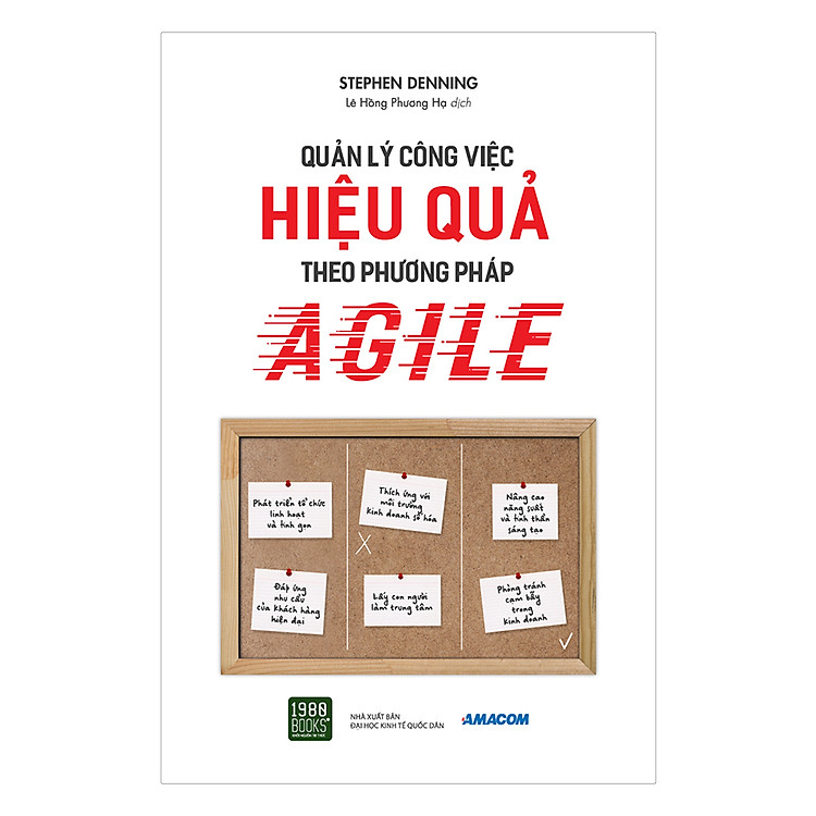 Sách Quản Lý Công Việc Hiệu Quả Theo Phương Pháp Của Agile