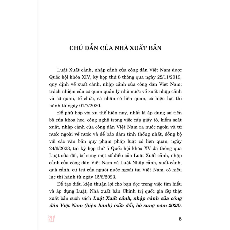 Luật xuất cảnh, nhập cảnh của công dân Việt Nam (hiện hành) (sửa đổi, bổ sung năm 2023) - Ảnh 2