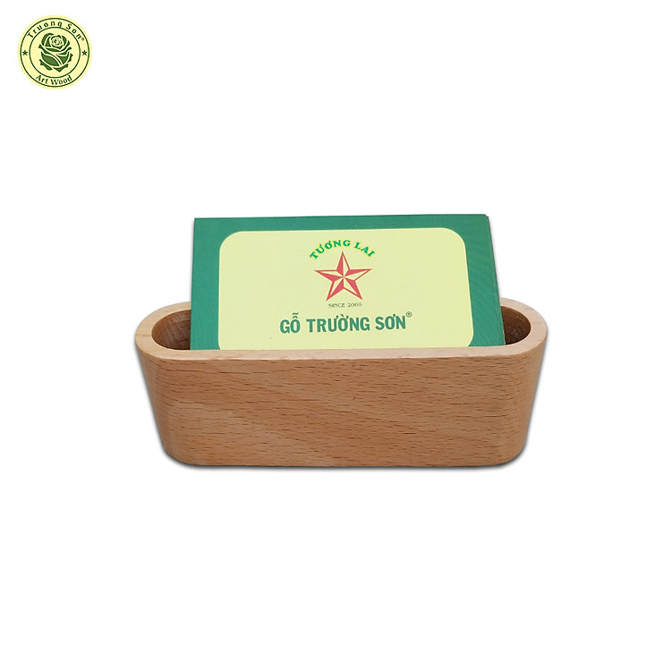 Hộp Đựng Danh Thiếp Trang Trí Bàn Làm Việc Gỗ Beech