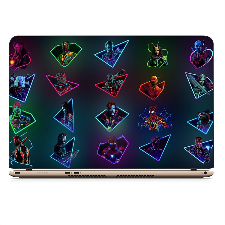 Miếng Dán Skin In Decal Dành Cho Laptop - Siêu Anh Hùng 6
