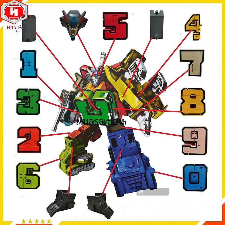 Đồ Chơi Lắp Ghép Số Biến Hình Robot Chính hãng Ưu đãi