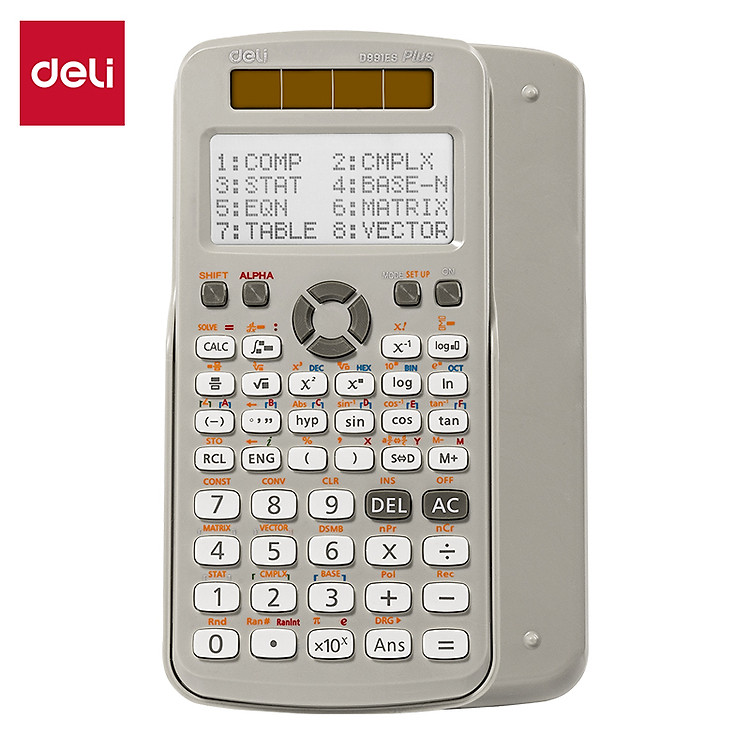 Máy Tính Học Sinh Deli 417 Chức Năng - Xám - Ảnh 6