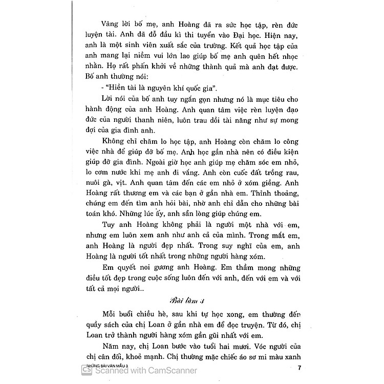 Những Bài Văn Mẫu 3 - Ảnh 2