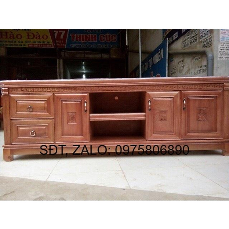 KỆ TIVI gỗ tự nhiên 1m2 1m4 1m6 1m8 2m 2m2 2m4