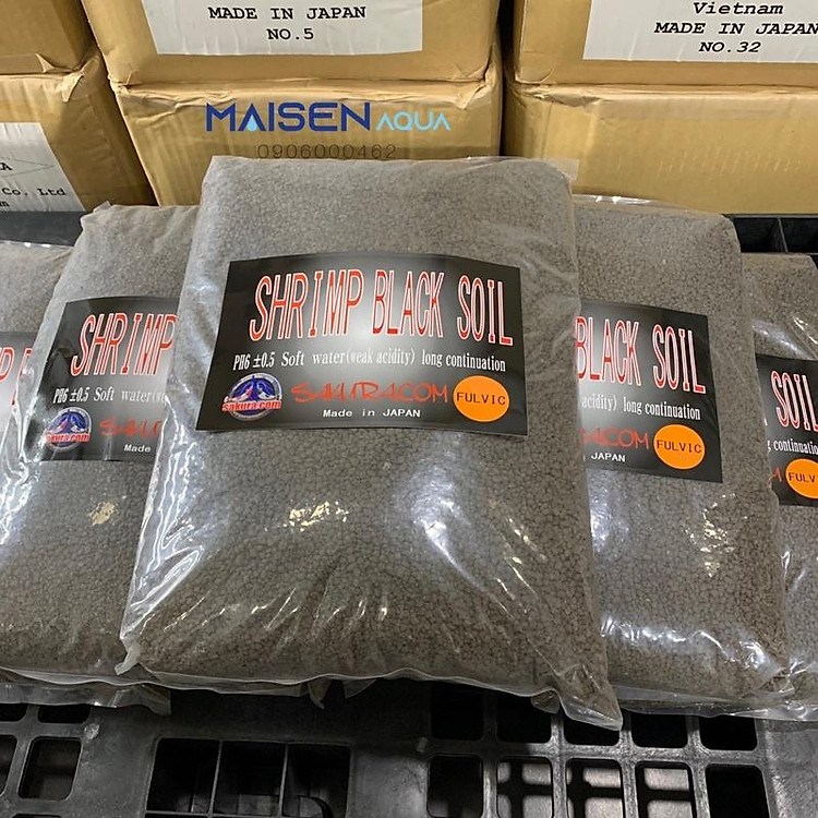 Phân Nền Benibachi Black Soil Fulvic chuyên nuôi tép