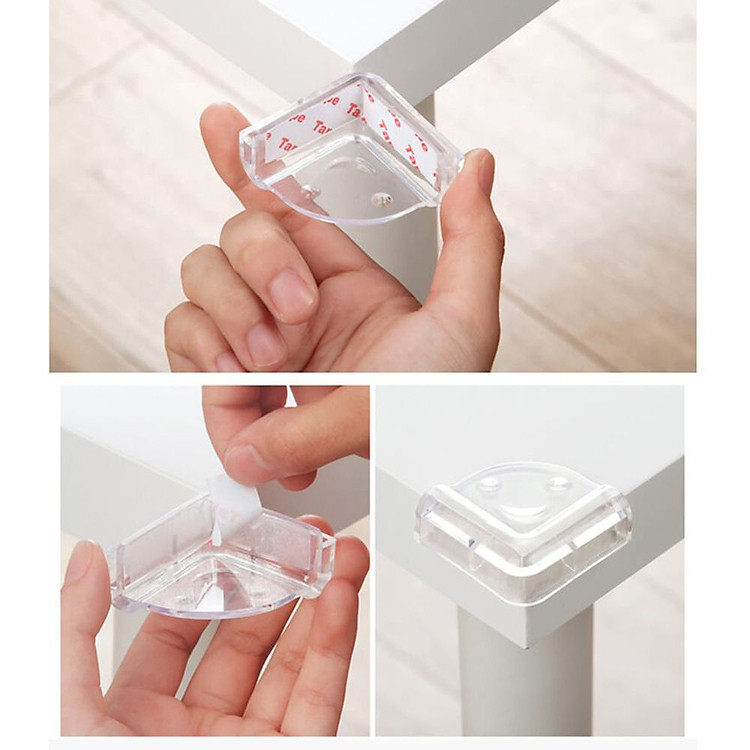 Combo 10 Miếng Bọc Góc Bàn Silicon Chính hãng Ưu đãi - Hình ảnh 3