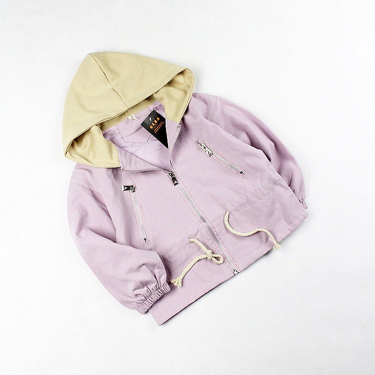 Áo khoác nón in gấu trúc hàng Quảng Châu cho bé gái 4-10 tuổi từ 18 đến 35 kg 01356-01357